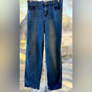 True Craft Boys Relaxed Fit Jeans Size 18 Dark Wash Straight Leg Denim